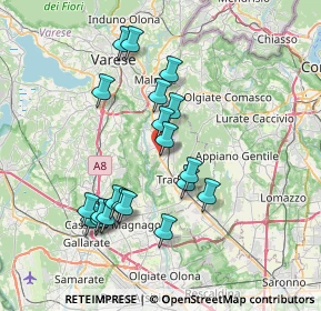 Mappa Via Kennedy, 21040 Venegono Inferiore VA, Italia (6.993)