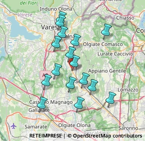 Mappa Via Kennedy, 21040 Venegono Inferiore VA, Italia (6.58313)