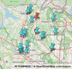 Mappa Via Kennedy, 21040 Venegono Inferiore VA, Italia (7.482)