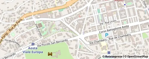 Mappa Aosta