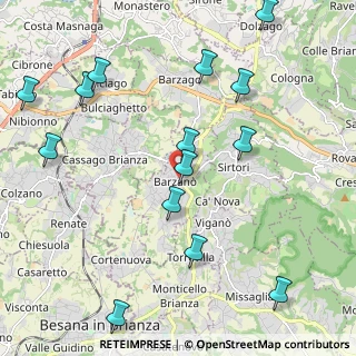 Mappa Via Pirovano, 23891 Barzanò LC, Italia (2.50143)