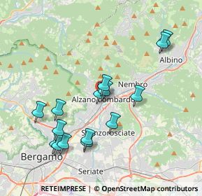 Mappa Via S. Pietro, 24022 Alzano Lombardo BG, Italia (3.81667)