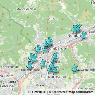 Mappa Via S. Pietro, 24022 Alzano Lombardo BG, Italia (1.927)