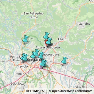Mappa Via S. Pietro, 24022 Alzano Lombardo BG, Italia (6.25786)