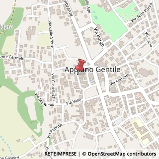Mappa Via Don Gerla, 7, 22070 Appiano Gentile, Como (Lombardia)