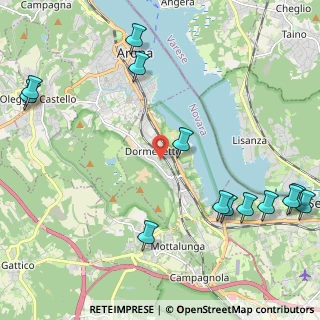 Mappa Via Papa Luciani, 28040 Dormelletto NO, Italia (2.90615)