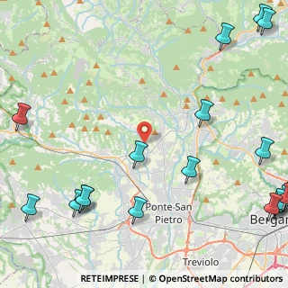 Mappa Via San Rocco, 24030 Barzana BG, Italia (7.03158)