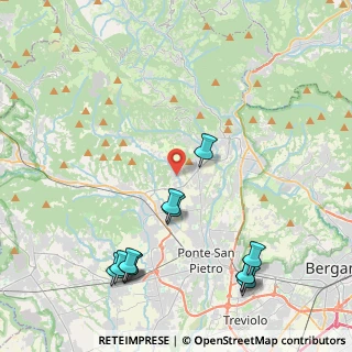Mappa Via San Rocco, 24030 Barzana BG, Italia (5.11833)