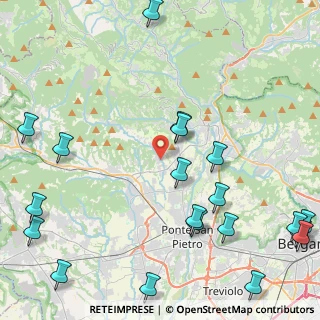 Mappa Via San Rocco, 24030 Barzana BG, Italia (6.072)