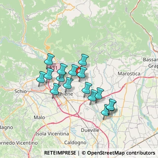 Mappa Via Crosara, 36030 Zugliano VI, Italia (5.9475)