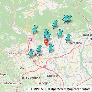 Mappa Via Crosara, 36030 Zugliano VI, Italia (6.12273)