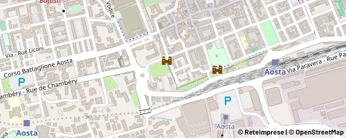 Mappa Aoste