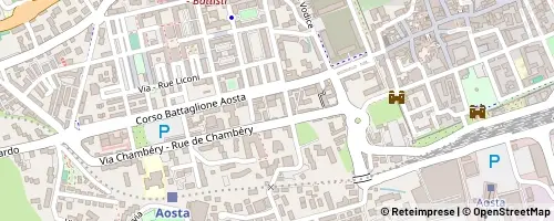 Mappa Aosta