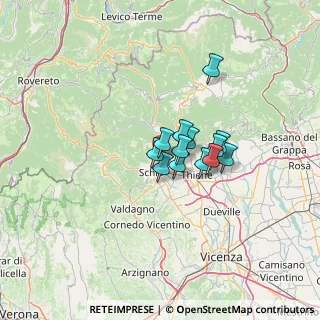 Mappa Via Giovanni Antonio de Pieri, 36014 Santorso VI, Italia (7.79385)