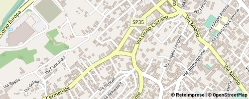 Mappa Cantù
