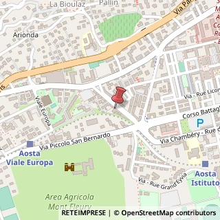 Mappa Viale Conte Crotti, 29, 11100 Aosta, Aosta (Valle d'Aosta)