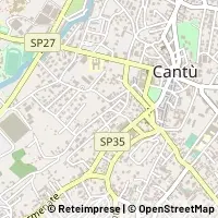 Mapa Cantù