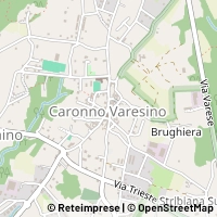 Hartă Caronno Varesino