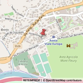 Mappa Via Montmayeur, 4, 11100 Aosta, Aosta (Valle d'Aosta)