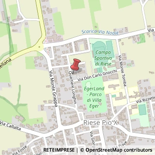 Mappa Quartiere Longhin, 20, 31039 Riese Pio X, Treviso (Veneto)