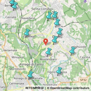 Mappa Via Concordia, 22063 Cantù CO, Italia (2.71769)
