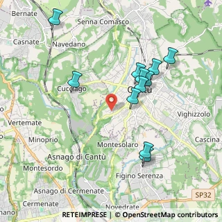 Mappa Via Concordia, 22063 Cantù CO, Italia (1.90364)