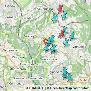 Mappa Via Concordia, 22063 Cantù CO, Italia (2.00667)