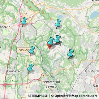 Mappa Via Concordia, 22063 Cantù CO, Italia (2.81091)