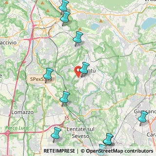 Mappa Via Concordia, 22063 Cantù CO, Italia (6.01091)