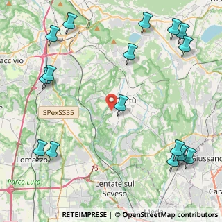 Mappa Via Concordia, 22063 Cantù CO, Italia (6.05118)