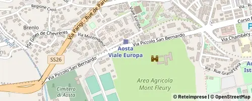 Mappa Aosta