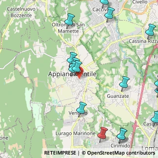 Mappa Via Gioacchino Rossini, 22070 Appiano Gentile CO, Italia (3.07278)