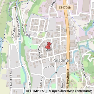 Mappa Via della resistenza 9, 24030 Paladina, Bergamo (Lombardia)