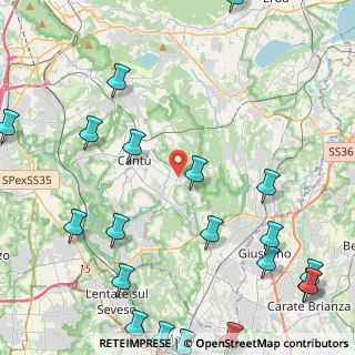 Mappa Via Claudio Monteverdi, 22063 Cantù CO, Italia (6.3905)