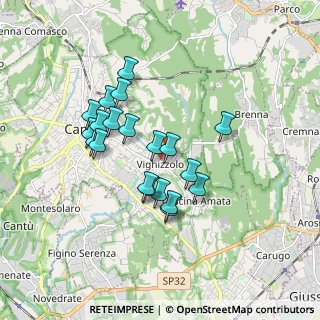 Mappa Via Claudio Monteverdi, 22063 Cantù CO, Italia (1.49)