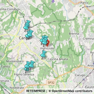 Mappa Via Claudio Monteverdi, 22063 Cantù CO, Italia (1.79727)