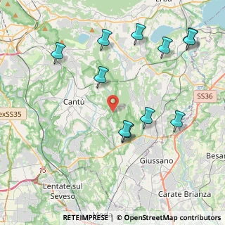 Mappa Via Cattaneo Cesare, 22063 Cantù CO, Italia (4.59364)