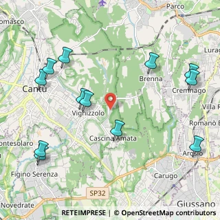 Mappa Via Cattaneo Cesare, 22063 Cantù CO, Italia (2.55583)