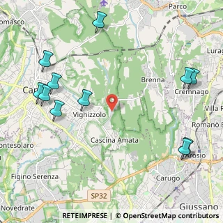Mappa Via Cattaneo Cesare, 22063 Cantù CO, Italia (2.72455)