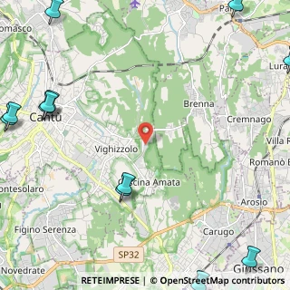 Mappa Via Cattaneo Cesare, 22063 Cantù CO, Italia (3.6975)