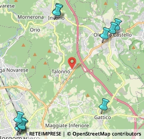 Mappa Strada Regionale, 28040 Invorio NO, Italia (3.49909)