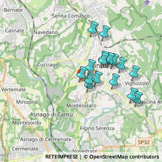 Mappa Via Solferino, 22063 Cantù CO, Italia (1.58313)
