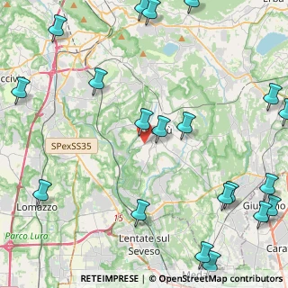 Mappa Via Solferino, 22063 Cantù CO, Italia (6.4205)