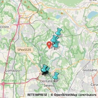 Mappa Via Solferino, 22063 Cantù CO, Italia (3.64833)