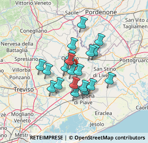 Mappa Via Quattro Novembre, 31047 Ponte di Piave TV, Italia (9.895)