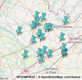 Mappa Via Quattro Novembre, 31047 Ponte di Piave TV, Italia (6.641)