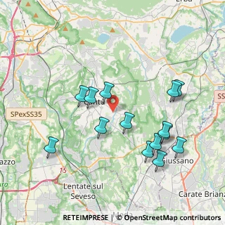 Mappa Via G. Rossini, 22063 Cantù CO, Italia (3.87571)