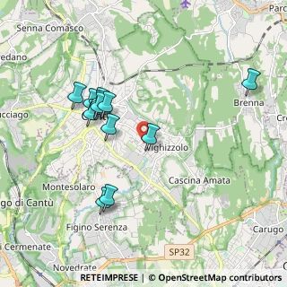 Mappa Via G. Rossini, 22063 Cantù CO, Italia (1.82417)