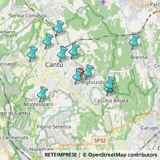 Mappa Via G. Rossini, 22063 Cantù CO, Italia (1.82364)