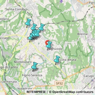 Mappa Via G. Rossini, 22063 Cantù CO, Italia (1.71667)